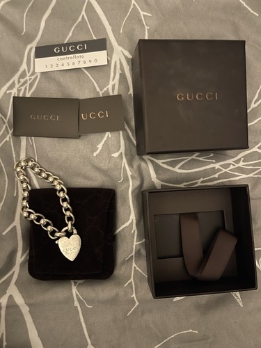 Gucci chunky heart bracelet - gucci,