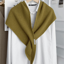 Warm Triangular Scarf Solid