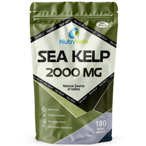 Sea kelp 2000mg 180 - 2000mg, tablets