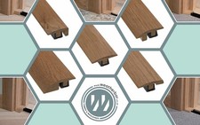 Solid Wood, Height Adjustable Profiles, Trims, Door Bars & Cover Strips - 2700mm