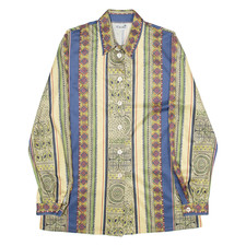 FINN KARELIA Womens Shirt Grey Long Sleeve M