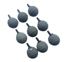 Air Stones Stone 30mm 1.25" Round Ball Baked Carborundum Aquarium Fish Tank Pond