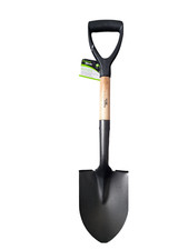 Short Handle Shovel Round Head Micro Steel Head Mini Small Spade Digging 65cm