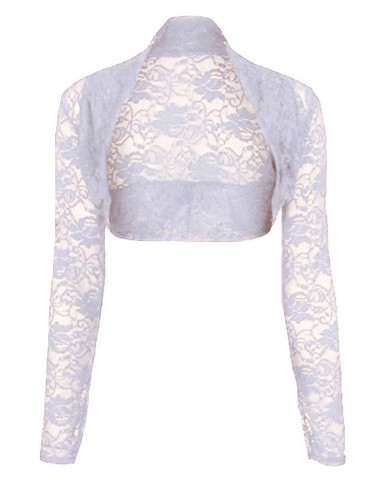 Womens lace shrug cropped - lace,