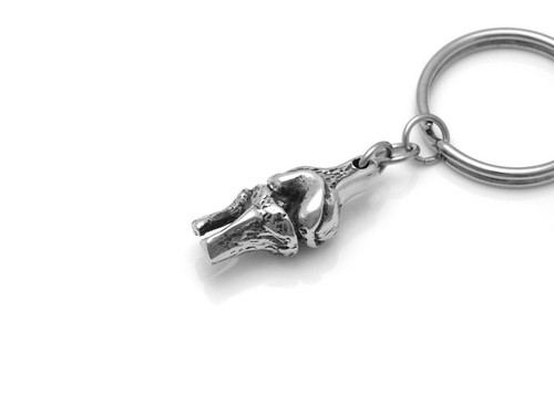 Knee charm keychain handmade - knee,