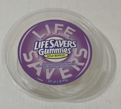 Empty plastic round - , container