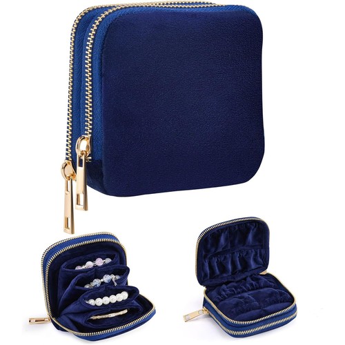 Travel jewelry pouch - jewelry, velvet