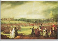 Vintage Artistic Postcard Troop Review Hatfield Hertfordshire England