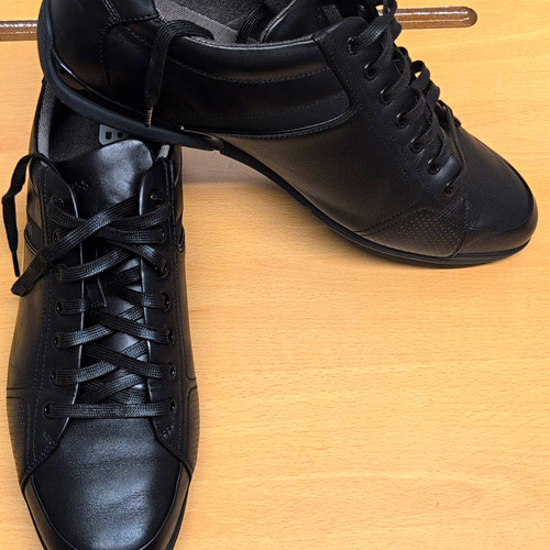Boss men black leather - boss, men’s