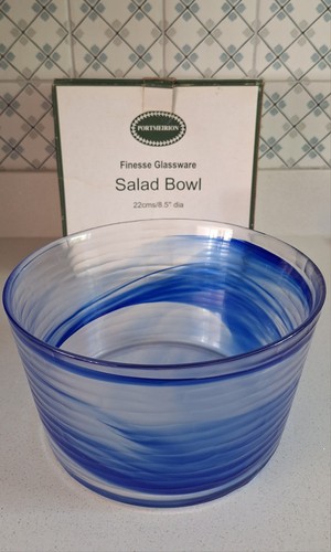 Portmeirion glass salad bowl - salad,
