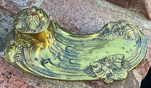 Antique art nouveau brass - nouveau,