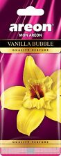 10x Original Areon Air Freshener for Car in Vanilla Bubble