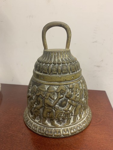 Antique bronze monastery bell - monastery,