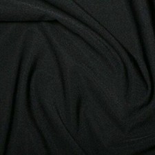 Stretch Lycra Spandex Fabric Material - BLACK