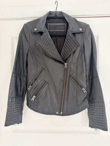 Zara black 100 lambskin - black,