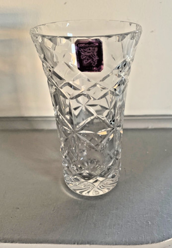 Edinburgh crystal vase - crystal, 5"