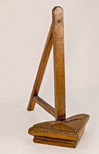 Vintage Handmade Wooden Freestanding Book Stand Photo Easel