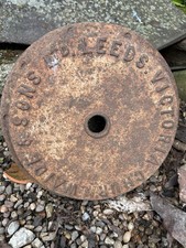 Antique Iron Hub Cast Iron Leeds Victoria Churn.Waide and Sons