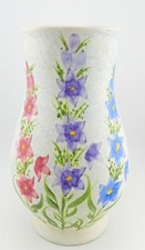 E Radford DS Floral Pattern 8” Vase Circa 1940s