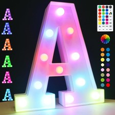 Light Up Colorful LED Marquee