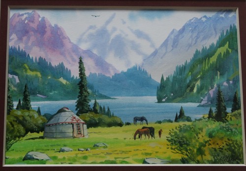 Shakir arykov watercolour - shakir,