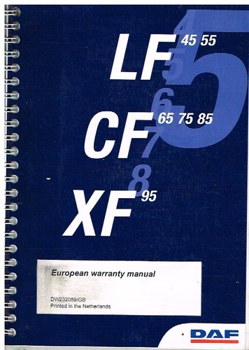 Daf lf45 lf55 cf65 - cf65, cf75