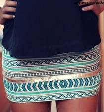A321 ZARA SKIRT EMBROIDERED