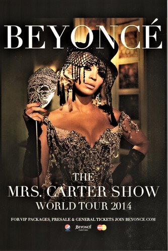 Beyonce concert poster x18 - beyonce,