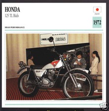 1972 Honda 125cc TL Bials