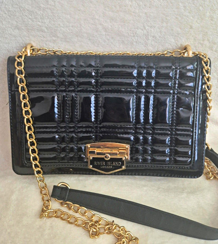 River island black - river, patent