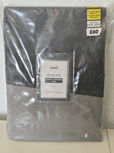 Dunelm grey velour top border - velour,