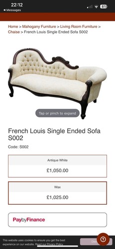 French louis single - single, sofa