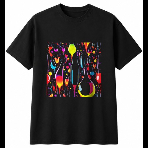 Neon lava lamp - neon, mens