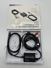 PROZOR Analog to Digital Audio Converter - RCA to Optical Converter Cable Analog