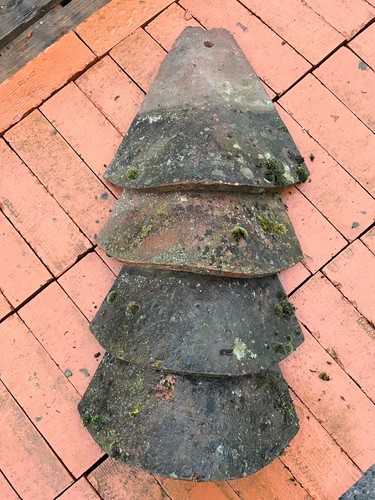 Roof tiles reclaimed clay - tiles,