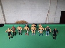 WWF WWE Wrestling Figures Bundle Joblot Used Condition Hasbro