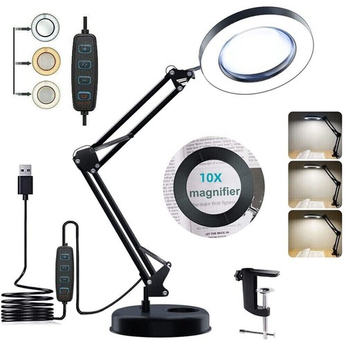 10x led magnifying - 10x, desk