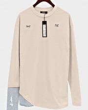 FIVE CM Beige Long Sleeve T