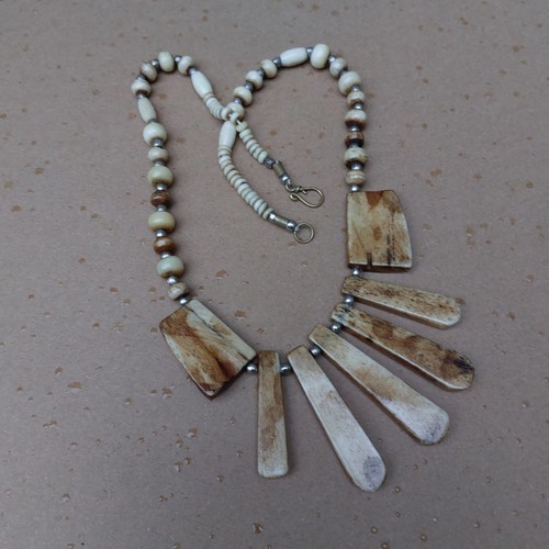 Vintage tribal collar necklace - vintage,