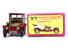 Matchbox Lesney Yesteryear Y7-3 1912 Rolls Royce In 'F' Box (RIBBED RED ROOF)