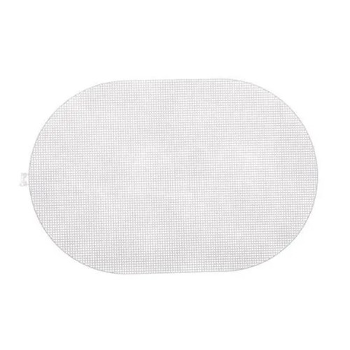 Count clear oval plastic - 7,