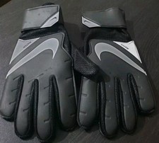 Nike GoalKeeper GK Match Gloves Black White Size 11