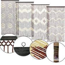 Wooden Beaded Bamboo Door