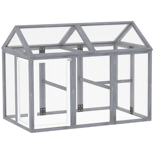 Pawhut chicken run - chicken, wooden