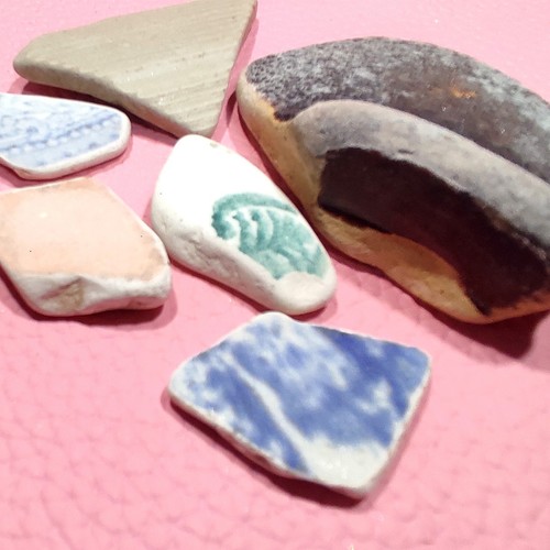 Sea pottery piece authentic - sea,
