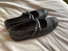 Black Converse All Stars mary jane style shoes. size uk 5.5 (fits 5). 