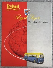 LEYLAND Royal Tiger Worldmaster Series Bus & Coach Sales Brochure Dec 1954 B.721