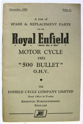 Royal enfield 500 bullet - royal, ohv