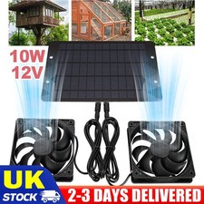 Solar Powered Fan 12V 10W