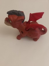 Mcdonalds Shrek The Third Red Baby Dragon Happy Meal Toy 2.75 In. Tall